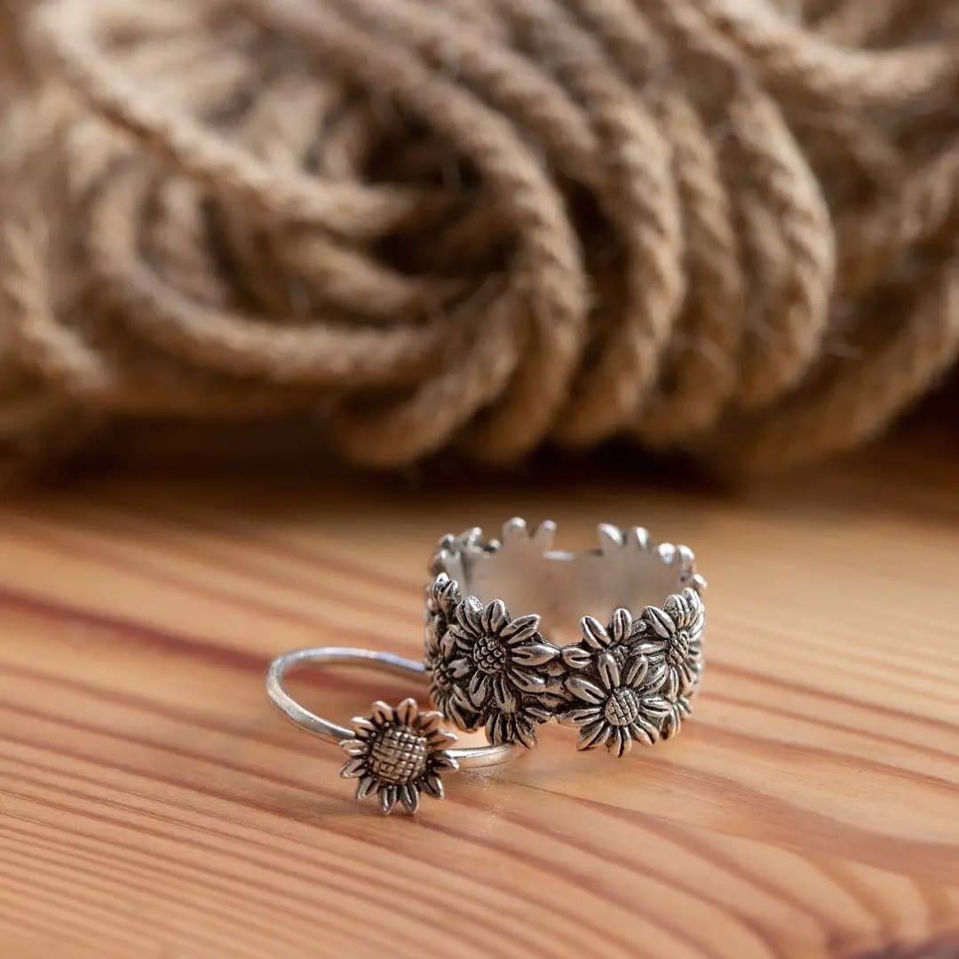 Anello girasole - 1
