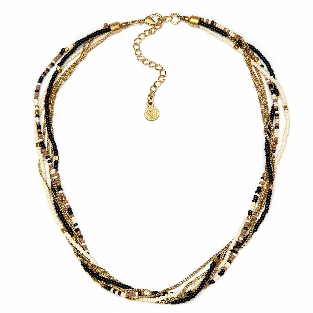 Collana multi fili mix - 1