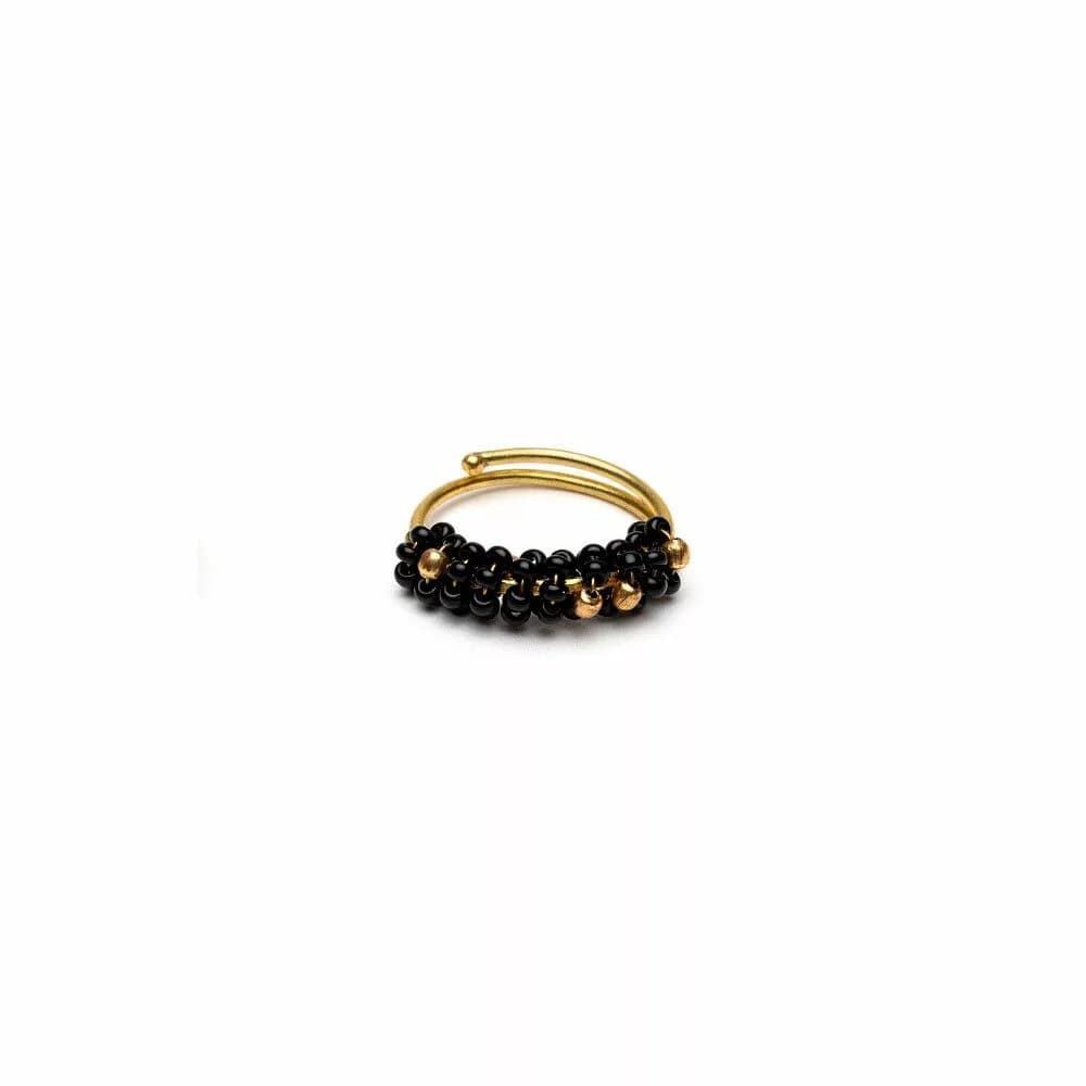 Fedina mini perline black - 1