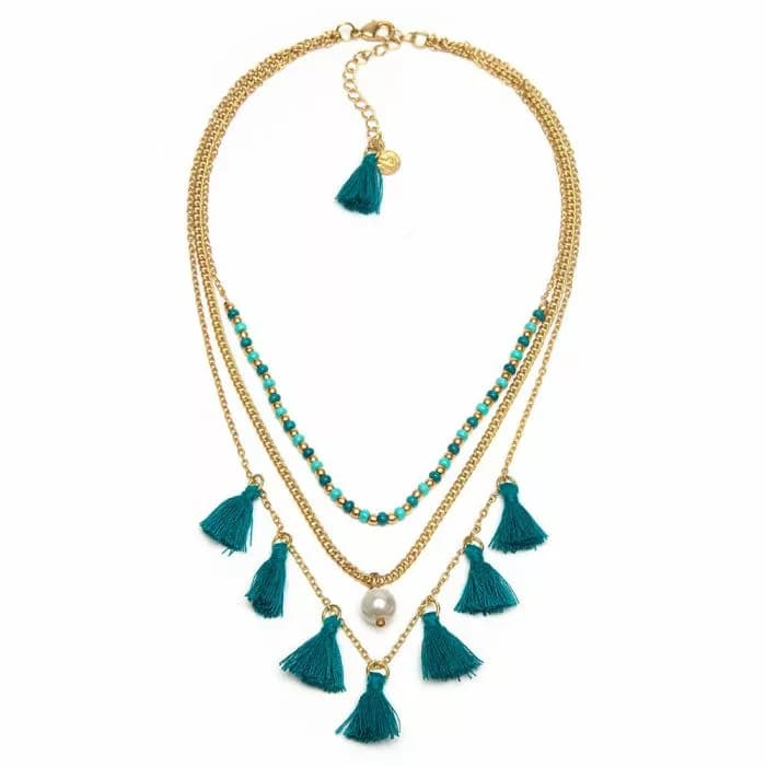 Collana 3 catene tassello - 1