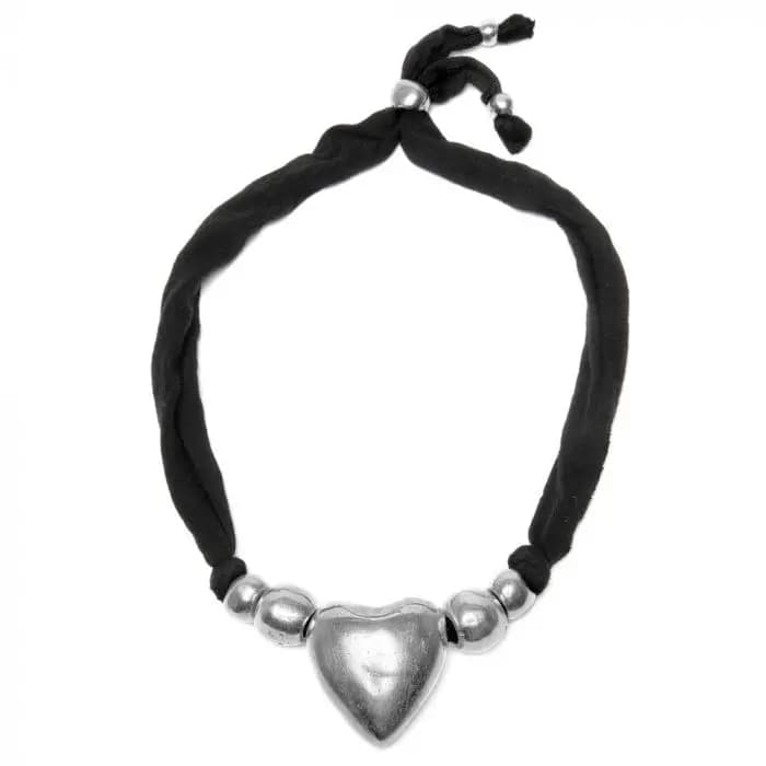 Collana jersey cuori - 1