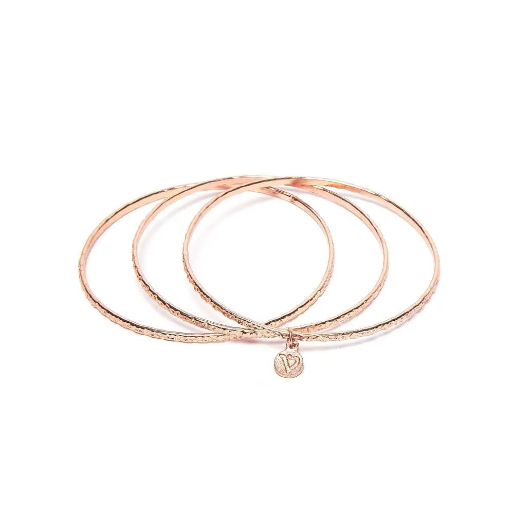Bracciale fiori incisi - 1