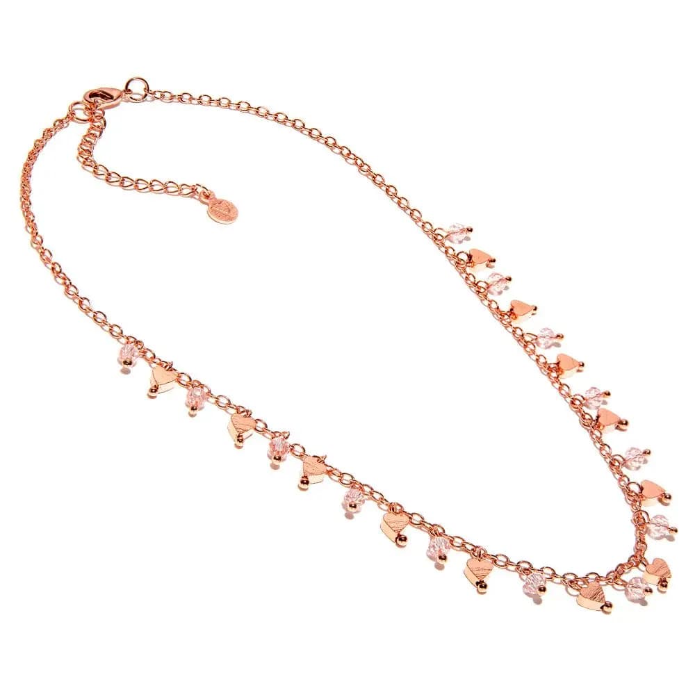 Collana cuori/cristalli pendenti - 1