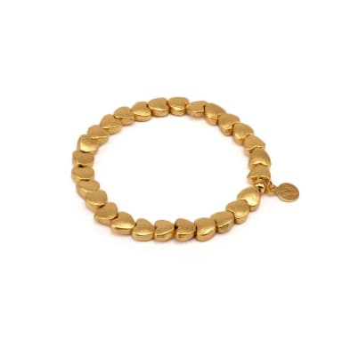 Bracciale elastico cuori lisci - 1