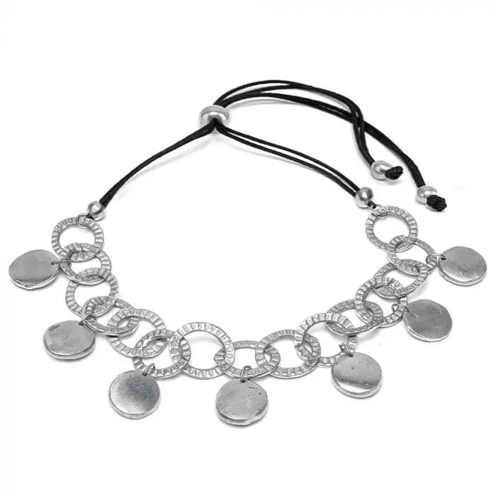Collana catena con monete - 1