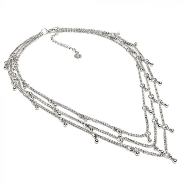 Collana 3 fili gocce - 1