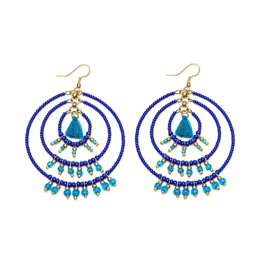 Orecchini tassel raggiera - 1