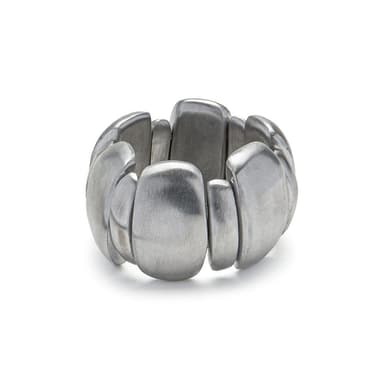Bracciale elastico placche bombate - 1