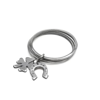 Bracciale rigido ferro di cavallo - 1