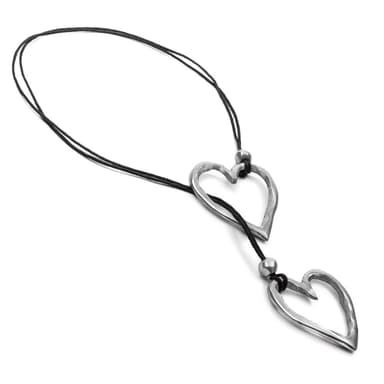 Pendente 2 cuori - 1