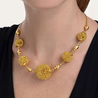Collana 5 sfere - 2