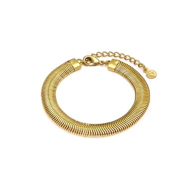 Bracciale serpente piatto - 1