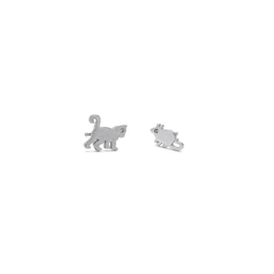 Orecchini gatto/topo - 2