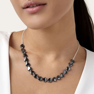 Collana cuori ematite - 2