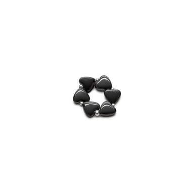 Anello elastico cuori grandi - 1