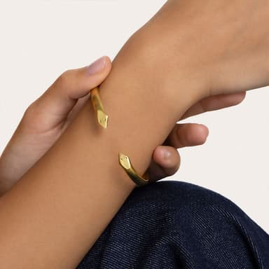 Bangle aperto serpente - 2