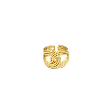 Anello fascia intreccio - 1