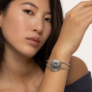 Bracciale fascia fiore design - 2