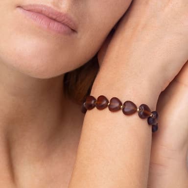 Bracciale elastico cuori medi - 2