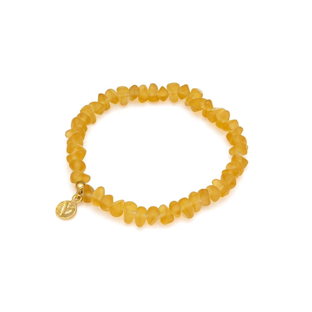 Bracciale elastico perle irregolari - 1