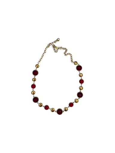 Collana pietre colorate gold - 2