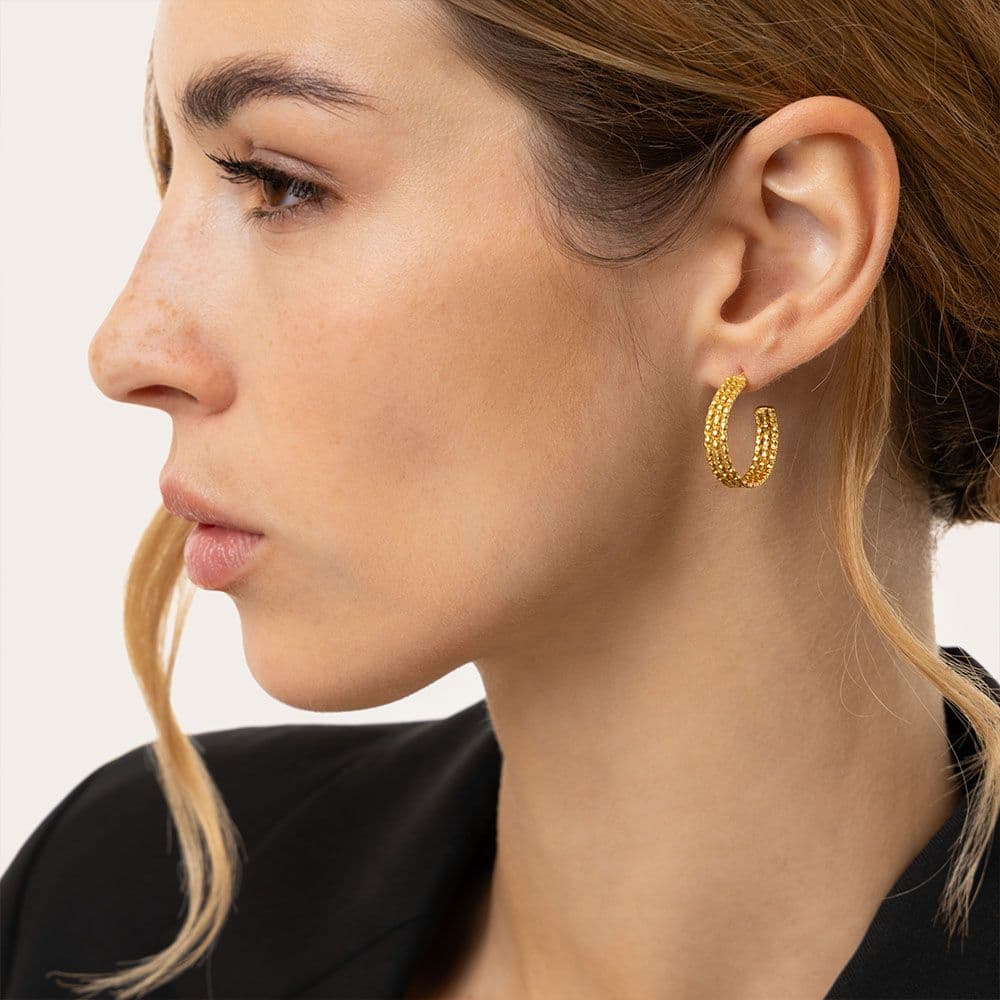 Orecchini c hoop design - 2