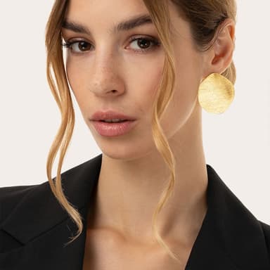Orecchini maxi placca - 2