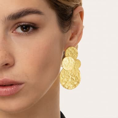 Orecchini mix placche - 2