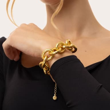 Bracciale serpente catena - 2