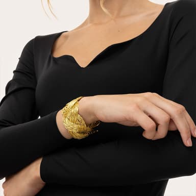 Bracciale fascia treccia - 2