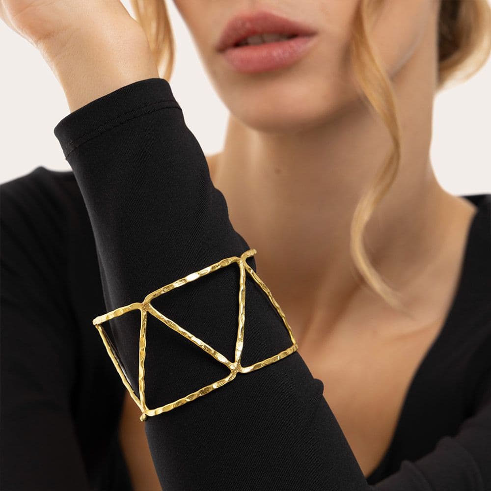 Bracciale fascia geometrica - 2