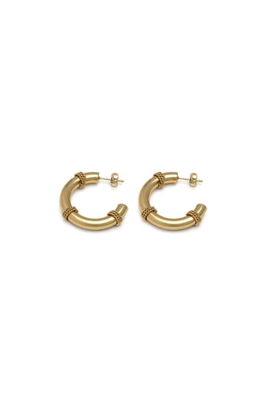 Orecchini c hoop tubolari - 1