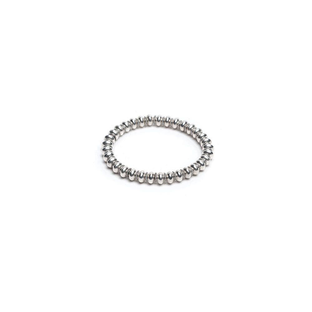 Bracciale elastico rondelle corone - 1