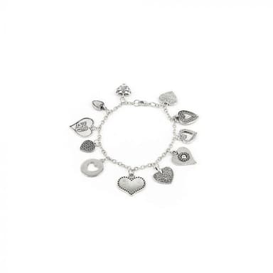 Bracciale ciondoli cuori - 1