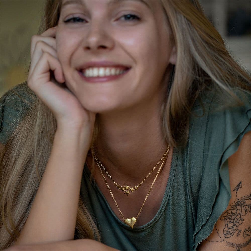 Collana corta multistelle
