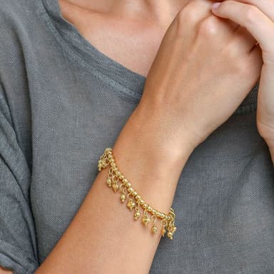 Bracciale elastico mini cuori - 2