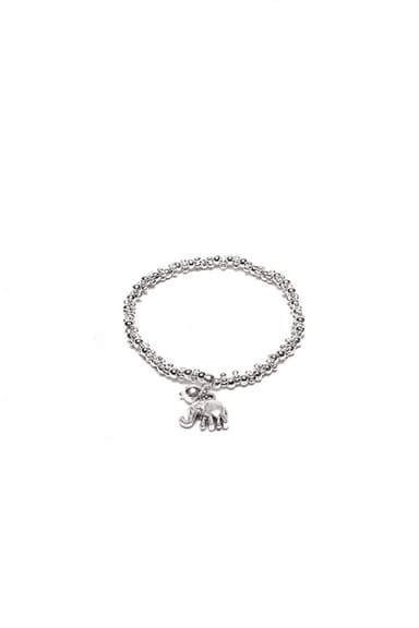 Bracciale elastico charm elefante - 1
