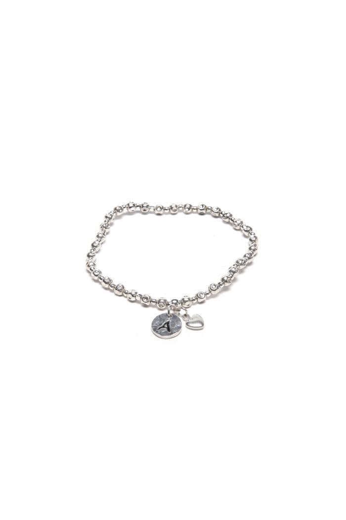 Bracciale elastico con lettera