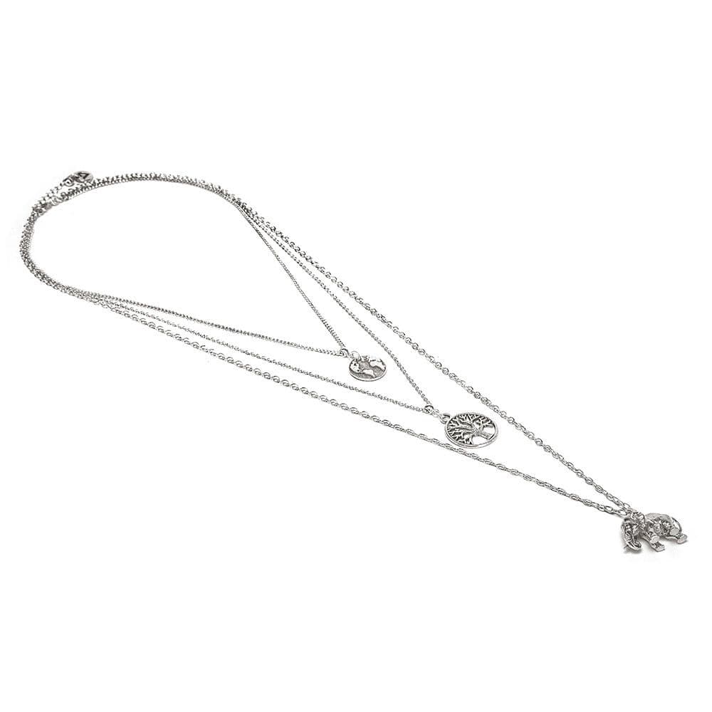 Collana 3 catene mix Africa
