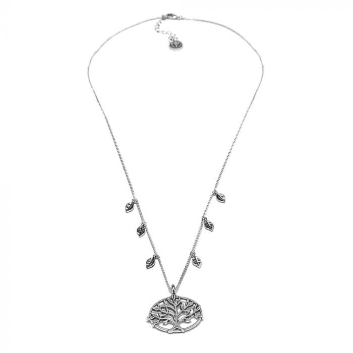Collana albero della vita e foglie