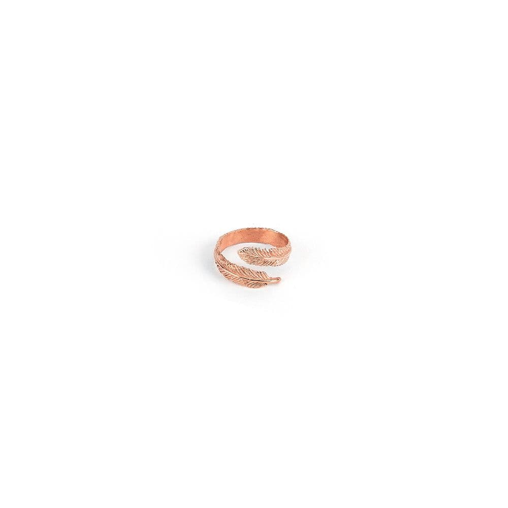 Anello fedina piuma - 1