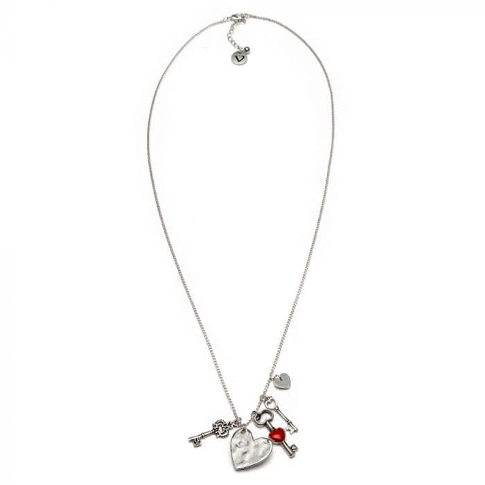 Pendente cuore/chiavi - 1