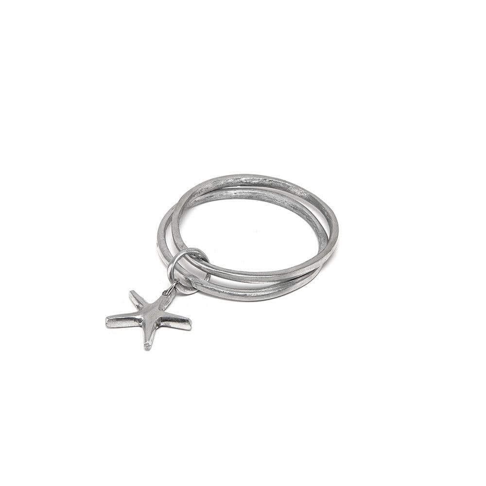 Bracciale doppio bangle stella marina - 1