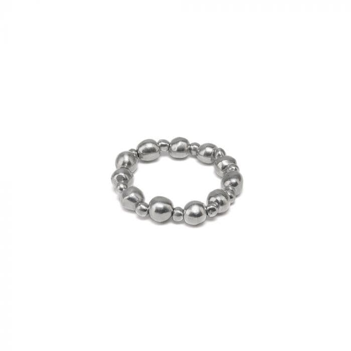 Bracciale elastico sfere grandi e piccole - 1