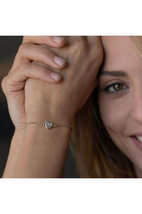 Bracciale regolabile cuore - 1