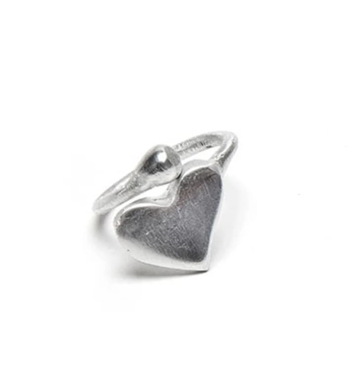 Anello cuore e sfera - 1