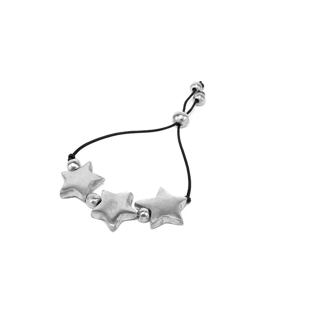Bracciale filo 3 stelle - 1