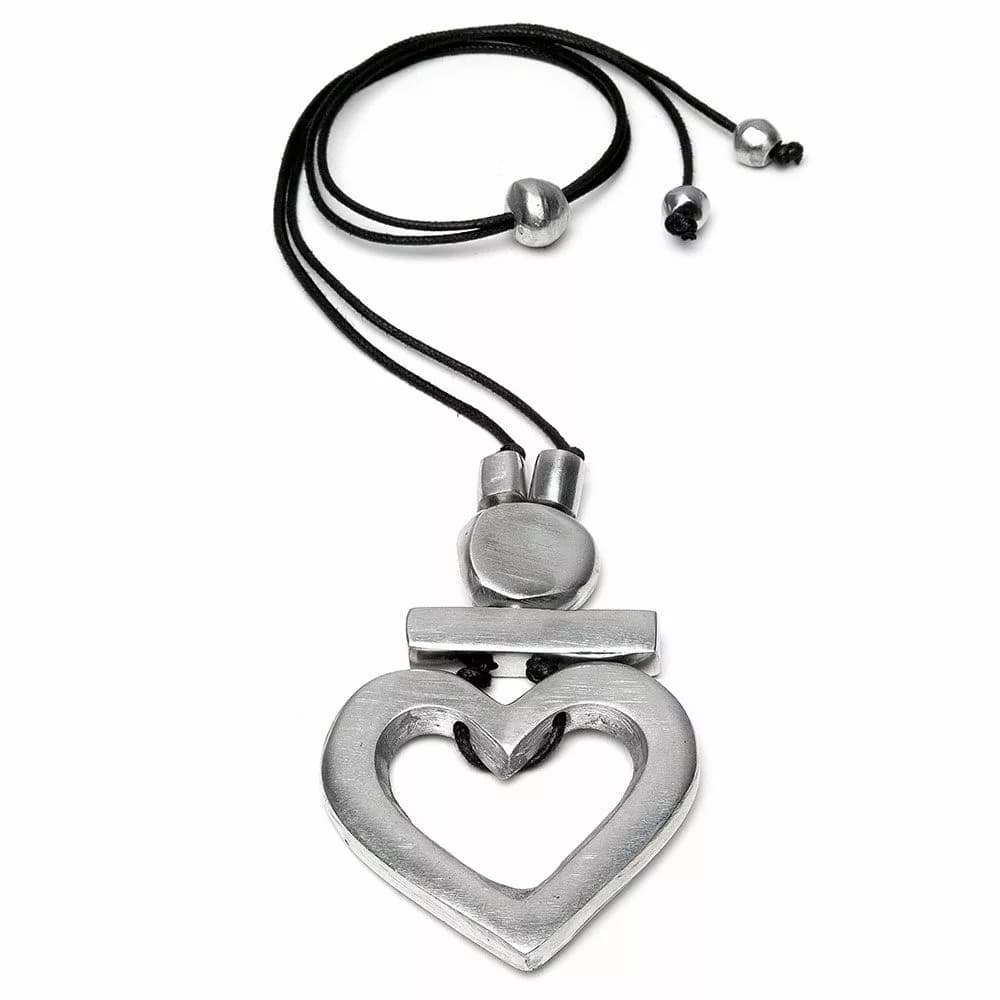 Pendente cuore e barrette - 1