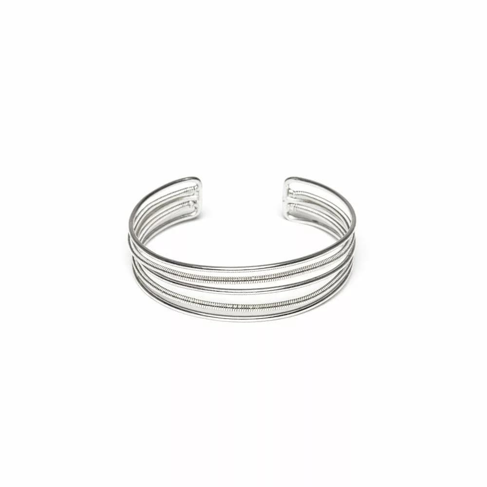 Bracciale fascia 5 linee texture mix - 1