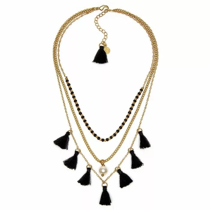 Collana 3 catene tassello - 1